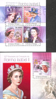 Sao Tome/Principe 2013 Queen Elizabeth II, 2 S/s, Mint NH, History - Kings & Queens (Royalty) - Familles Royales