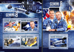 Guinea Bissau 2016 Gemini 8 2 S/s, Mint NH, Transport - Space Exploration - Guinée-Bissau