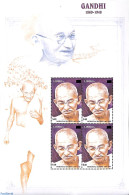 Liberia 2003 Gandhi, Overprint M/s, Mint NH, History - Gandhi - Mahatma Gandhi