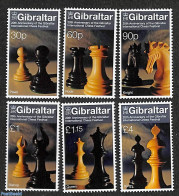 Gibraltar 2022 Int. Chess Festival 6v, Mint NH, Sport - Chess - Schach