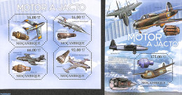 Mozambique 2011 Military Planes 2 S/s, Mint NH, Transport - Aircraft & Aviation - Flugzeuge