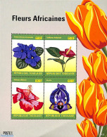 Togo 2014 Flowers 4v M/s, Mint NH, Nature - Flowers & Plants - Togo (1960-...)