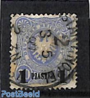 Türkiye 1884 German Post, 1pia On 20pf, Used, Used Stamps - Sonstige & Ohne Zuordnung