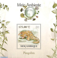 Mozambique 2010 Pangolin S/s, Mint NH, Nature - Animals (others & Mixed) - Mozambique