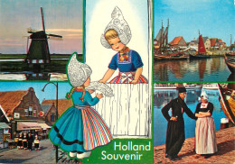 Greetings From Holand Netherlands Wasswebillig Windmill Sailing Vessel - Autres & Non Classés