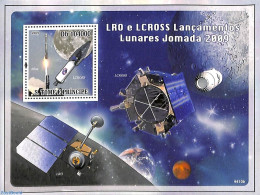 Sao Tome/Principe 2009 LRO And LCROSS S/s, Mint NH, Transport - Space Exploration - Sao Tome And Principe