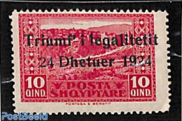 Albania 1925 10q, Stamp Out Of Set, Mint NH - Albania