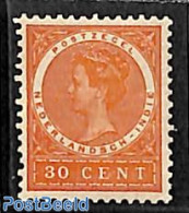 Netherlands Indies 1902 30c Orange Brown, Stamp Out Of Set, Mint NH - Other & Unclassified
