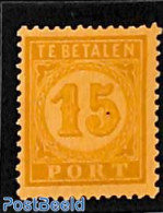 Netherlands Indies 1874 15c, Postage Due, Perf. 12.5:12, Unused Without Gum, Unused (hinged) - Other & Unclassified