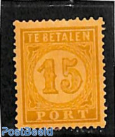 Netherlands Indies 1874 15c, Postage Due, Perf 12.5:12, Unused Hinged, Unused (hinged) - Autres & Non Classés