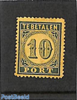 Netherlands Indies 1874 10c, Postage Due, Unused Hinged, Unused (hinged) - Autres & Non Classés