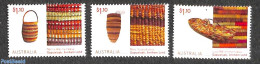 Australia 2022 Aboriginal Art 3v, Mint NH, Art - Handicrafts - Neufs