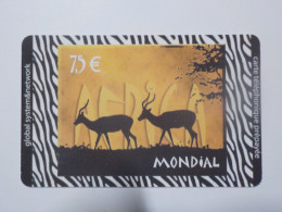 CARTE TELEPHONIQUE    Mondial   7.5 Euros - Nachladekarten (Refill)