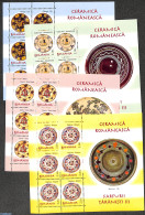 Romania 2007 Ceramics 4 M/s, Mint NH, Art - Ceramics - Neufs