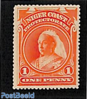 Nigeria 1894 Niger Coast, 1p, Stamp Out Of Set, Unused (hinged) - Other & Unclassified