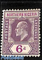 Nigeria 1911 Northern Nigeria, 6d, WM Multiple Crown-CA, Stamp Out Of Set, Unused (hinged) - Other & Unclassified