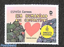 Spain 2022 Amnesty International 1v S-a, Mint NH, Various - Justice - Nuevos
