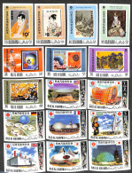 Ras Al-Khaimah 1970 World Expo 8v, Imperforated, Mint NH, Various - Stamps On Stamps - World Expositions - Art - Moder.. - Briefmarken Auf Briefmarken
