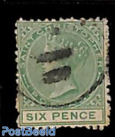 Saint Kitts/Nevis 1870 6d, WM Crown-CC, Perf. 12.5, Used, Used Stamps - Other & Unclassified