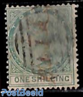 Trinidad & Tobago 1879 Tobago, 1sh, WM Crown-CC, Used, Used Stamps - Trinidad & Tobago (1962-...)