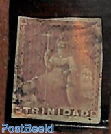 Trinidad & Tobago 1851 1d Browngrey, Used, Used Stamps - Trinité & Tobago (1962-...)