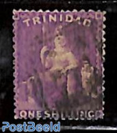 Trinidad & Tobago 1861 1sh, No WM, Perf. 14-15, Used, Used Stamps - Trinité & Tobago (1962-...)