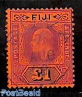 Fiji 1904 1 Pound, WM Multiple Crown-CA, Used, Used Stamps - Autres & Non Classés