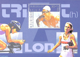 Belgium 2000 Olympic Games S/s, Mint NH, Sport - Olympic Games - Swimming - Unused Stamps