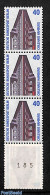 Germany, Berlin 1988 Definitive, Coil, Strip Of 5, Mint NH - Unused Stamps