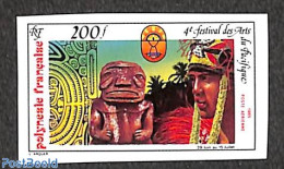 French Polynesia 1985 Pacific Art Festival 1v, Imperforated, Mint NH, Various - Folklore - Ongebruikt