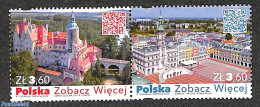 Poland 2022 Poland See More 2v [:], Mint NH, Various - Tourism - Art - Castles & Fortifications - Ongebruikt