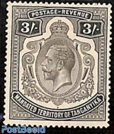 Tanzania 1927 3Sh, Stamp Out Of Set, Unused (hinged) - Tanzania (1964-...)