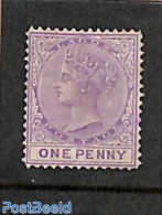 Nigeria 1874 1d, WM Crown-CC, Perf. 14, Unused (hinged) - Other & Unclassified