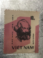 VIET NAM Stamps PRINT ERROR-1983-(10d-no423 Tem In Lõi Portrait Of K Marx)1-STAMPS-vyre Rare - Vietnam