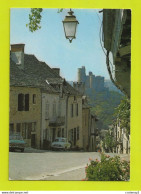 12 NAJAC N°1019 Rue Du BARIOU Et Echappée Sur Le Château Postée De Foissac En 1971 Dauphine Renault Simca 1100 - Najac