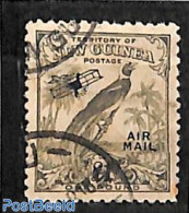 British New Guinea 1932 1 Pound, Used, Used Stamps, Nature - Transport - Birds - Aircraft & Aviation - Airplanes