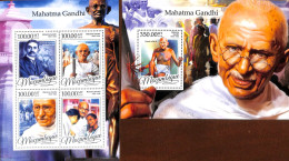 Mozambique 2016 M. Gandhi 2 S/s, Mint NH, History - Various - Gandhi - Politicians - Textiles - Mahatma Gandhi