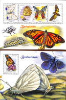 Guinea Bissau 2014 Butterflies 2 S/s, Mint NH, Nature - Butterflies - Guinea-Bissau