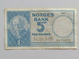 Norway 5 Kroner 1961 - Norvège