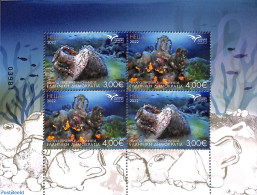 Greece 2022 Euromed, Maritime Archeology S/s, Mint NH, History - Sport - Archaeology - Diving - Nuovi