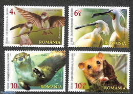 Romania 2022 Int. Danube Day 4v, Mint NH, Nature - Animals (others & Mixed) - Birds - Unused Stamps