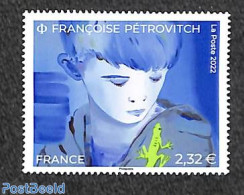 France 2022 Francoise Petrovitch 1v, Mint NH, Nature - Reptiles - Art - Modern Art (1850-present) - Paintings - Unused Stamps