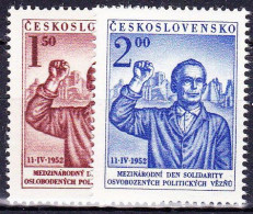 ** Tchécoslovaquie 1952 Mi 719-20 (Yv 631-2), (MNH)** - Neufs