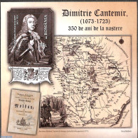 Romania 2023 Dimitri Cantemir S/s, Mint NH, Various - Maps - Ongebruikt