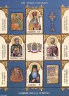 Romania 2023 Orthodox Saints 4v M/s, Mint NH, Religion - Religion - Ongebruikt