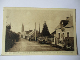 Cpa..Grandchamps-des-Fontaines..(loire-inf)..arrivée Par La Route De La Chapelle-sur-Erdre..1952..(citroen..traction).. - Other & Unclassified