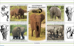 Guinea, Republic 2023 Elephants, Mint NH, Nature - Elephants - Autres & Non Classés