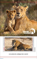 Guinea, Republic 2023 Lions, Mint NH, Nature - Cat Family - Sonstige & Ohne Zuordnung