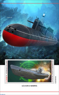 Guinea, Republic 2023 Submarines, Mint NH, Transport - Ships And Boats - Ships