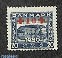 Denmark 1921 20+10o, Stamp Out Of Set, Unused (hinged), Health - Red Cross - Neufs